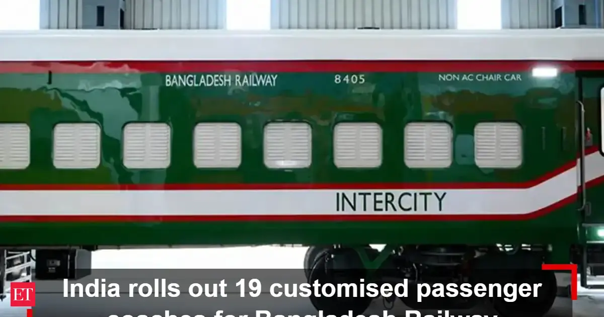 India Builds A New Train For Bangladesh 19 Coaches Packed With Cctv Baby Care Room Prayer Room And A Special Safety Desi