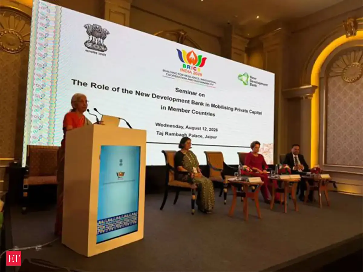 BRICS nations need stronger frameworks to mobilise private capital at scale: Nirmala Sitharaman
