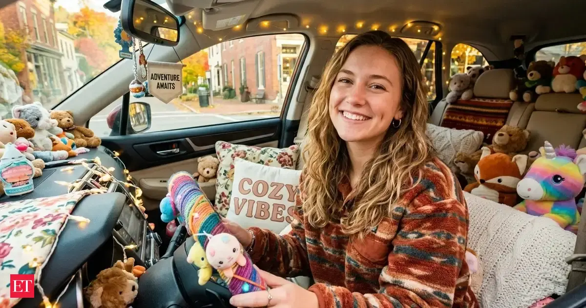 Psychology says people who decorate their car's interior with soft toys, cushions, lights and others aren't showing off: