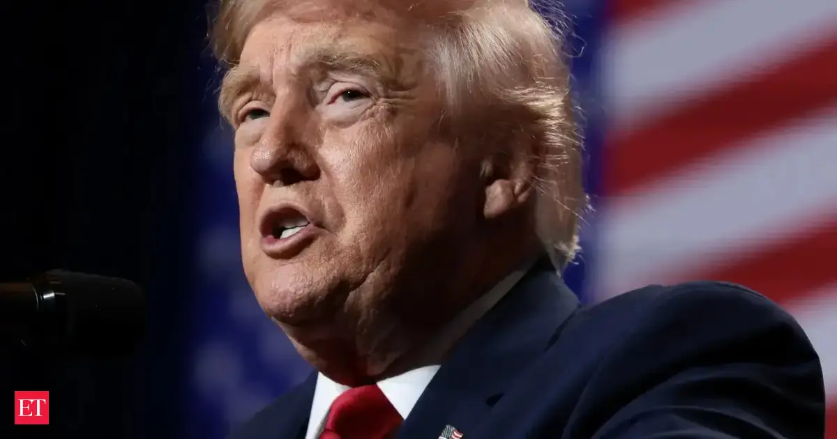 Donald Trump is making a rare Western trip to raise cash for Republicans and talk about the economy