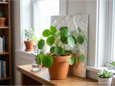Place Foil Behind The Plant To Reflect More Light