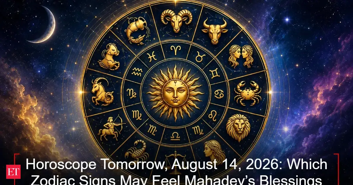 Horoscope Tomorrow, August 14, 2026: Which Zodiac Signs May Feel Mahadev&rsquo;s Blessings After Sawan Shivratri?