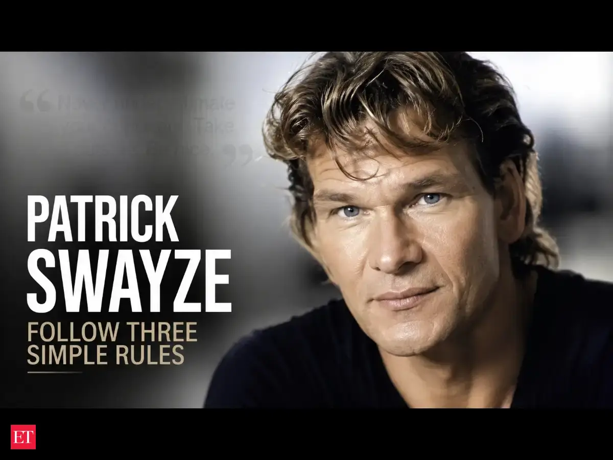 Quote of the day by Patrick Swayze: “All you have to do is follow three simple rules. One, never underestimate your...” — Inspiring life lessons on discipline, conflict resolution, emotional intelligence, self-control, kindness, resilience, respect, and why true strength lies in de-escalation by the beloved American actor and Road House star