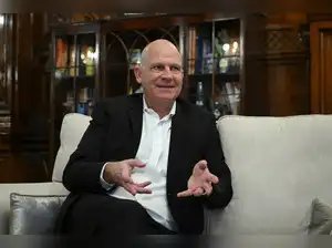 Air India CEO Campbell Wilson attends an interview with Reuters in London