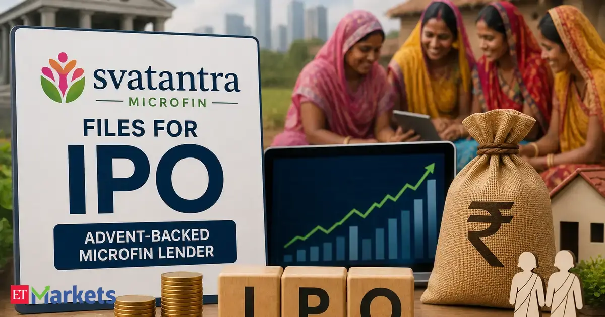 Advent-backed Svatantra Microfin files for $315 million IPO