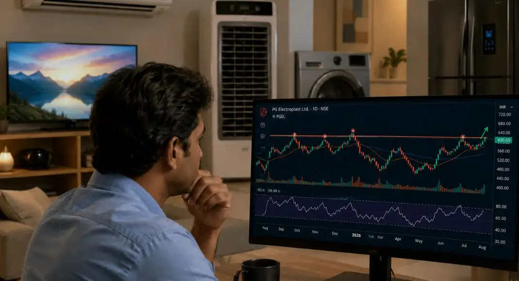 Stock Radar: PG Electroplast holds 20-DMA support; breakout above Rs 630 may trigger fresh upside