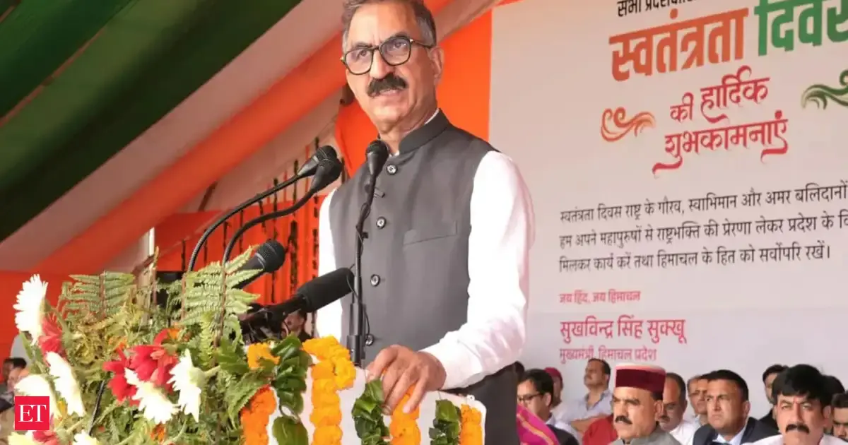 Himachal: CM Sukhu disburses over Rs 20 Crore to 4,967 beneficiaries on Independence Day