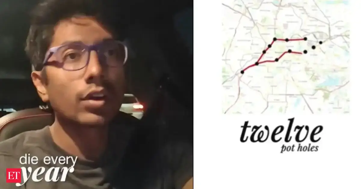 Tired of potholes? Bengaluru techie builds AI-powered app that detects damaged roads and identifies contractors