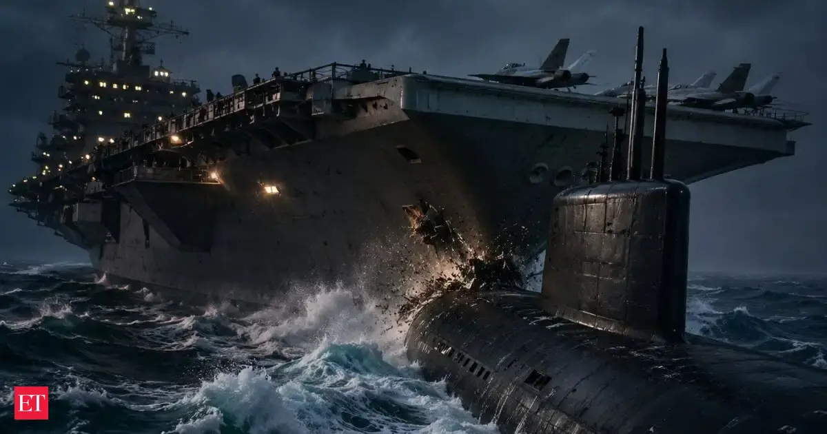 When A Us Aircraft Carrier Collided With A Soviet Nuclear Submarine In The Sea Of Japan Amid Fears Of World War 3
