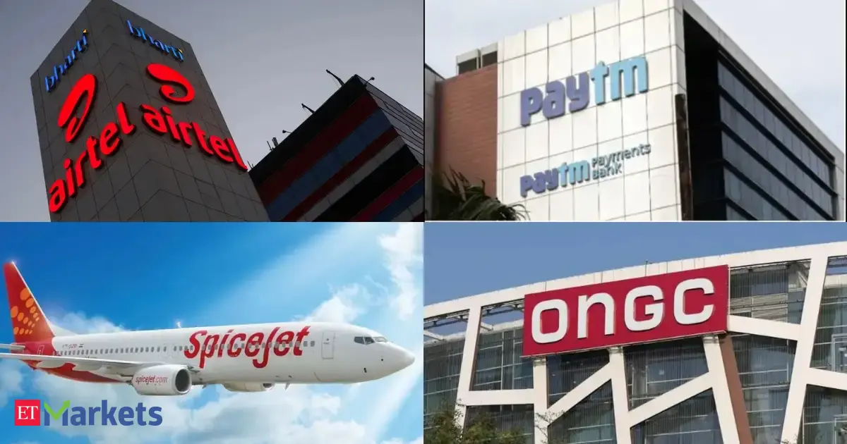 Stocks in news: Airtel, Paytm, SpiceJet, ONGC, and ZEE