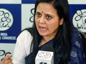 New Delhi, Jul 13: TMC MP Mahua Moitra addresses a press conference, in Ne...