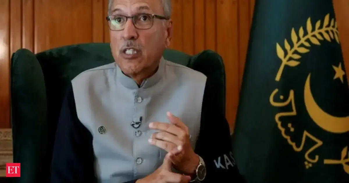 ‘Imran Khan’s medical reports are alarming’: Former Pakistan President Arif Alvi raises health concerns  economictimes.com
