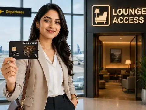  IndusInd Bank Tiger Credit Card airport lounge access
