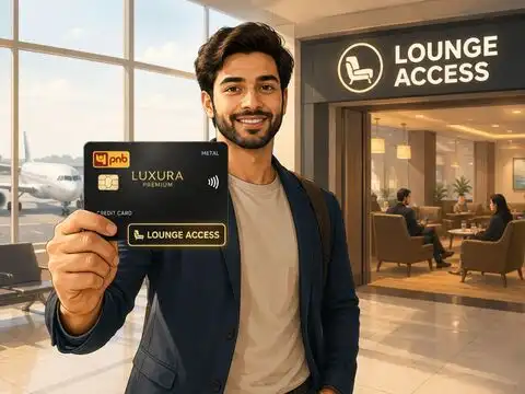 PNB Luxura Premium Metal Credit Card airport lounge access