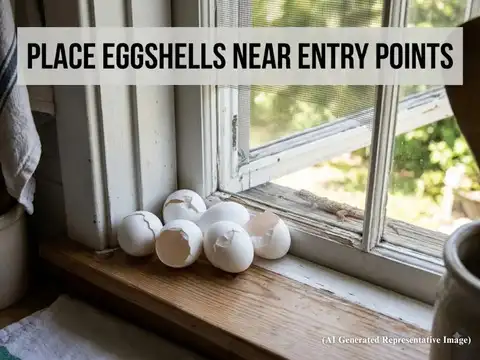 Place Eggshells Near Entry Points