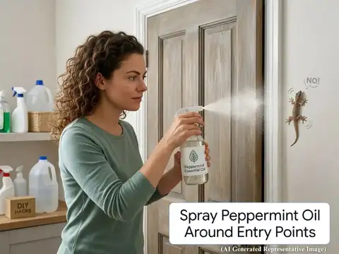 Spray Peppermint Oil Around Entry Points