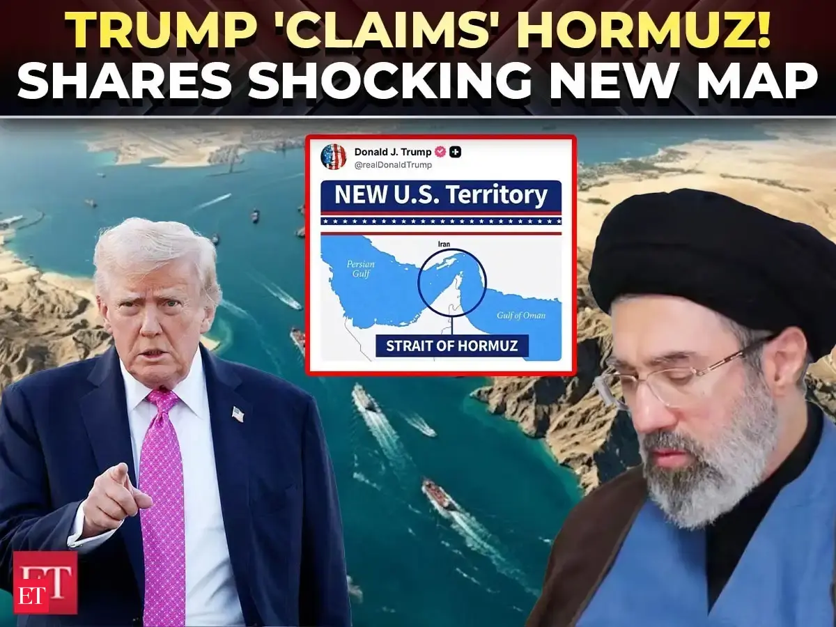 'We control it': Trump claims Strait of Hormuz as U.S. territory, releases shocking map in bold move