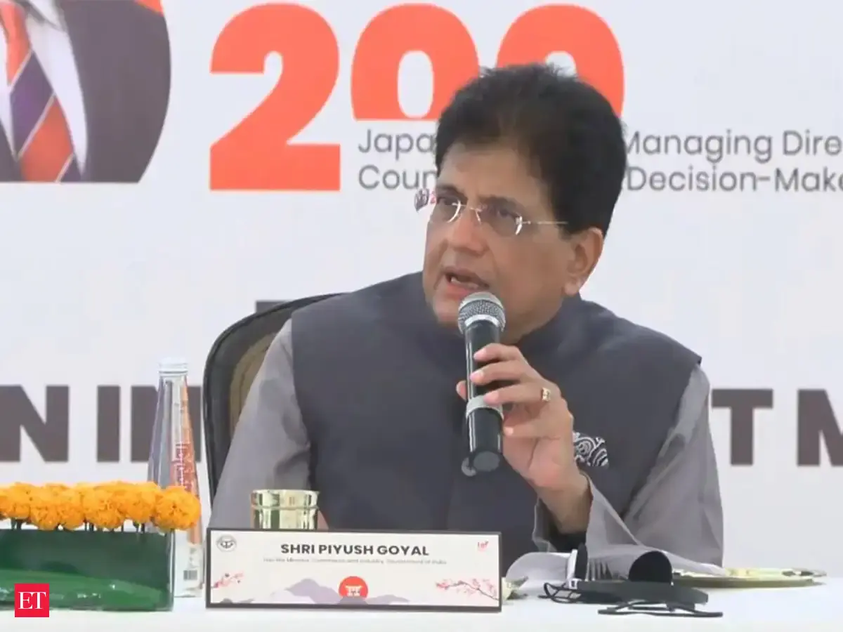 Commerce Minister Piyush Goyal invites Japanese firms to expand India investments