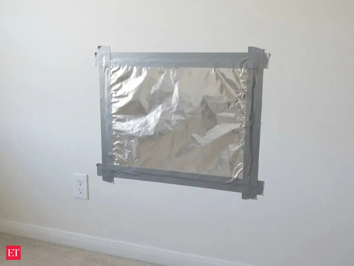 Placing Aluminum foil on damp walls: How this simple home trick works to check moisture, its benefits and the right way to use it