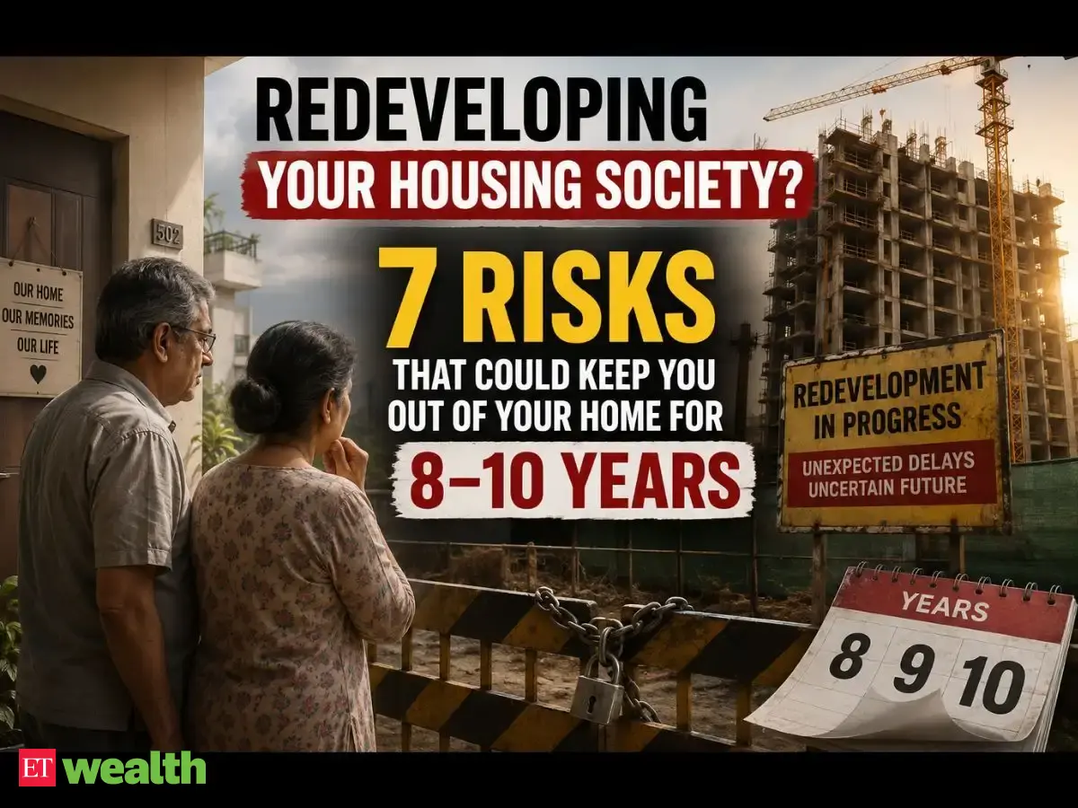 Redeveloping your housing society? 7 risks that could keep you out of your home for 8–10 years