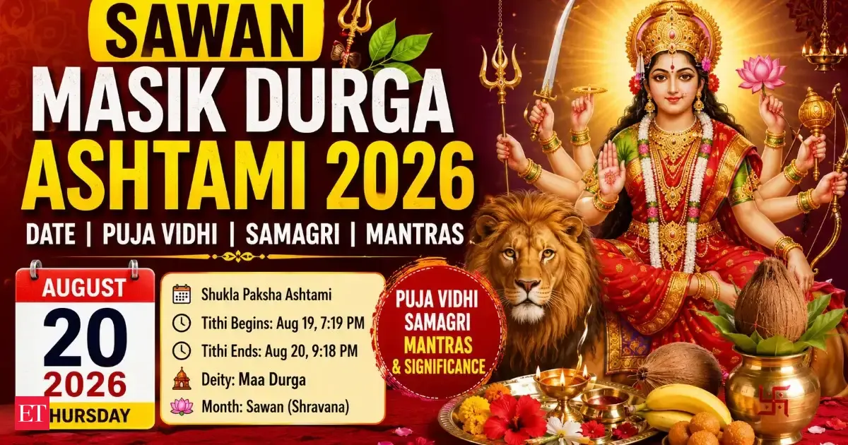 Sawan Durga Ashtami 2026 When Is Masik Durga Ashtami Date Puja Vidhi Samagri Mantras