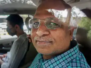 New Delhi: Delhi Health Minister Satyendar Jain, arrested in connection with a m...