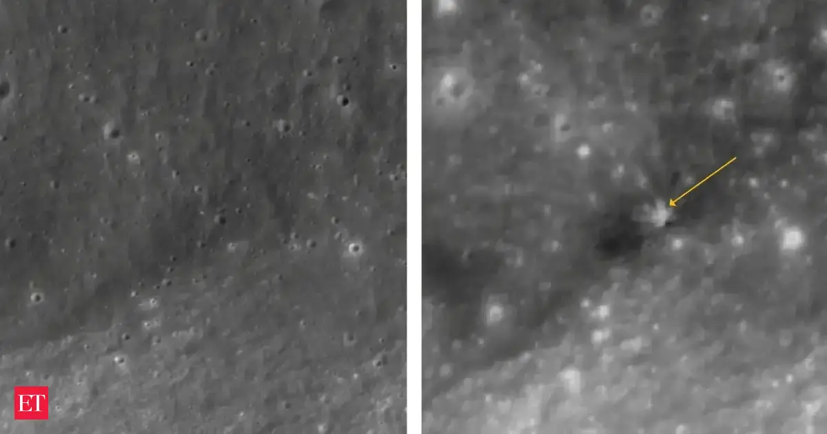 New Nasa Images Show Massive 60 Foot Crater Created When Spacex Falcon 9 Stage Hit The Moon
