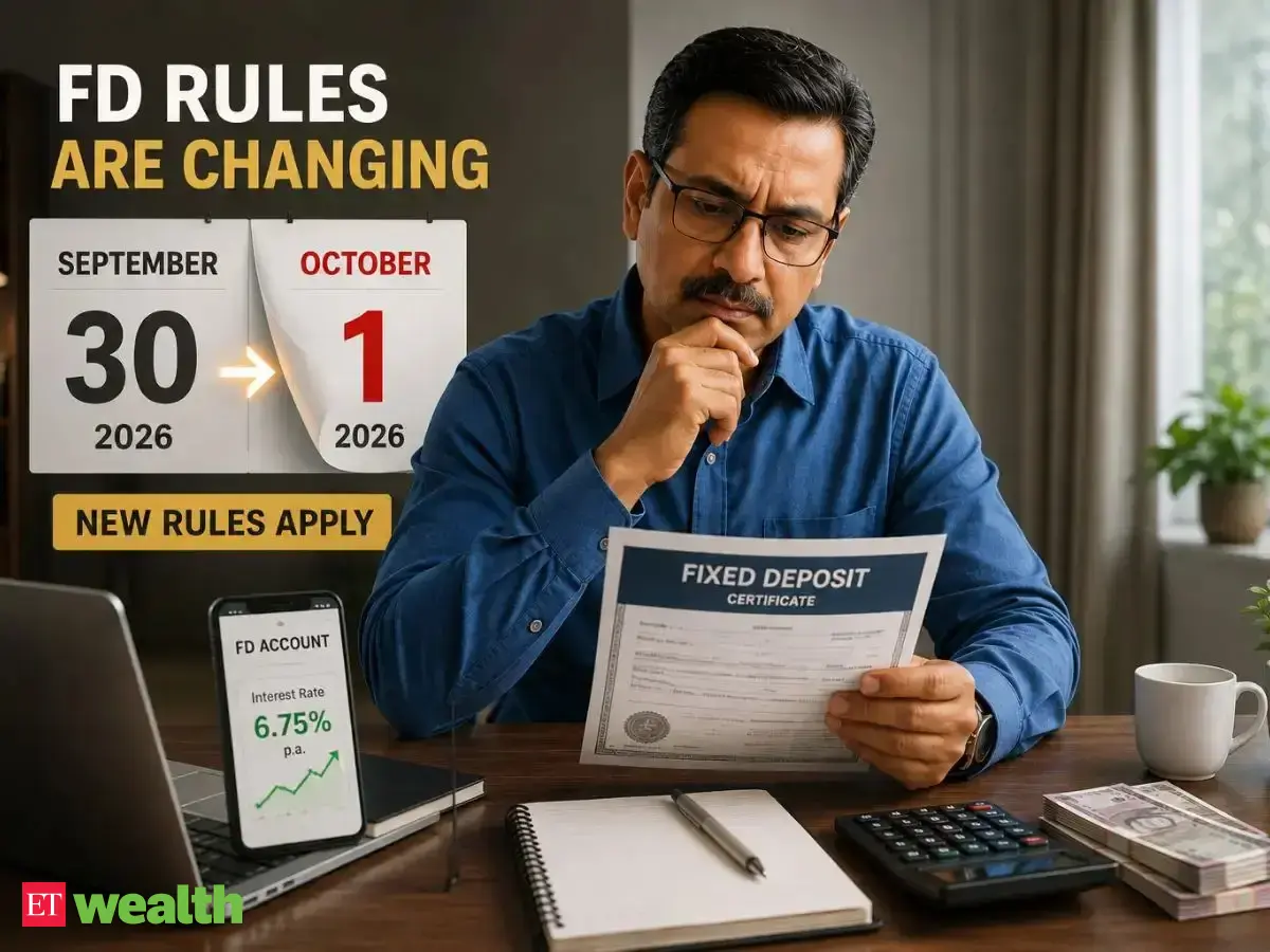 FD rules changing from October 1, 2026: Uniform interest rates, daily updates and more: What depositors need to know
