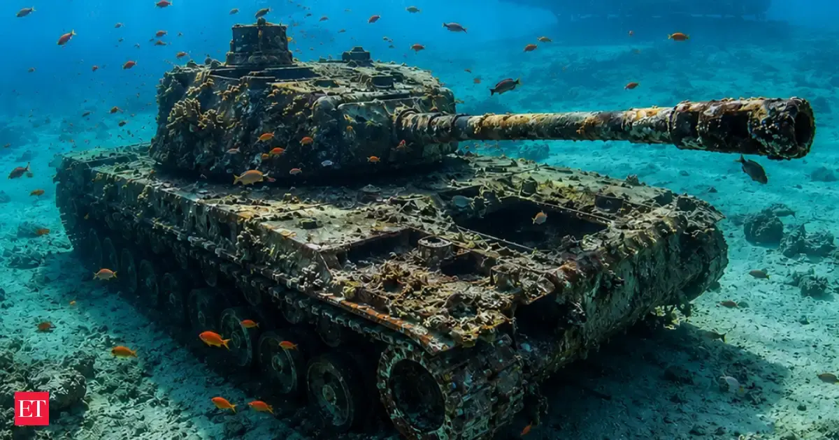 In 2019 Jordan Sank 19 Military Machines In The Red Sea Turning Retired Tanks Cannons An Ambulance And A Combat Helicopt