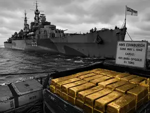 465 gold bars worth $716 million sank with a WWII ship in Arctic Ocean. 40 Years later, a small team went looking for lost fortune; you won't believe what happened next