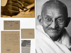 Mahatma Gandhi manuscript auction