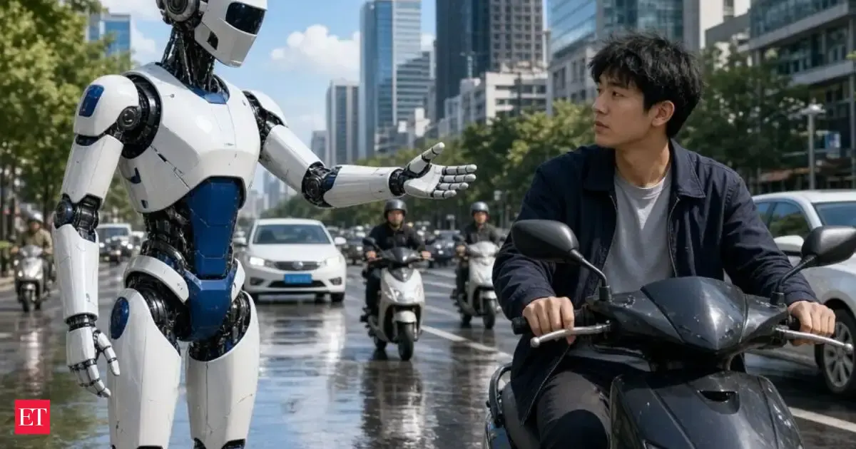 China's robot traffic cops cannot fine but will politely ask you to wear helmet instead; built to work without any break, they can spot violations through rush hour and poor weather
