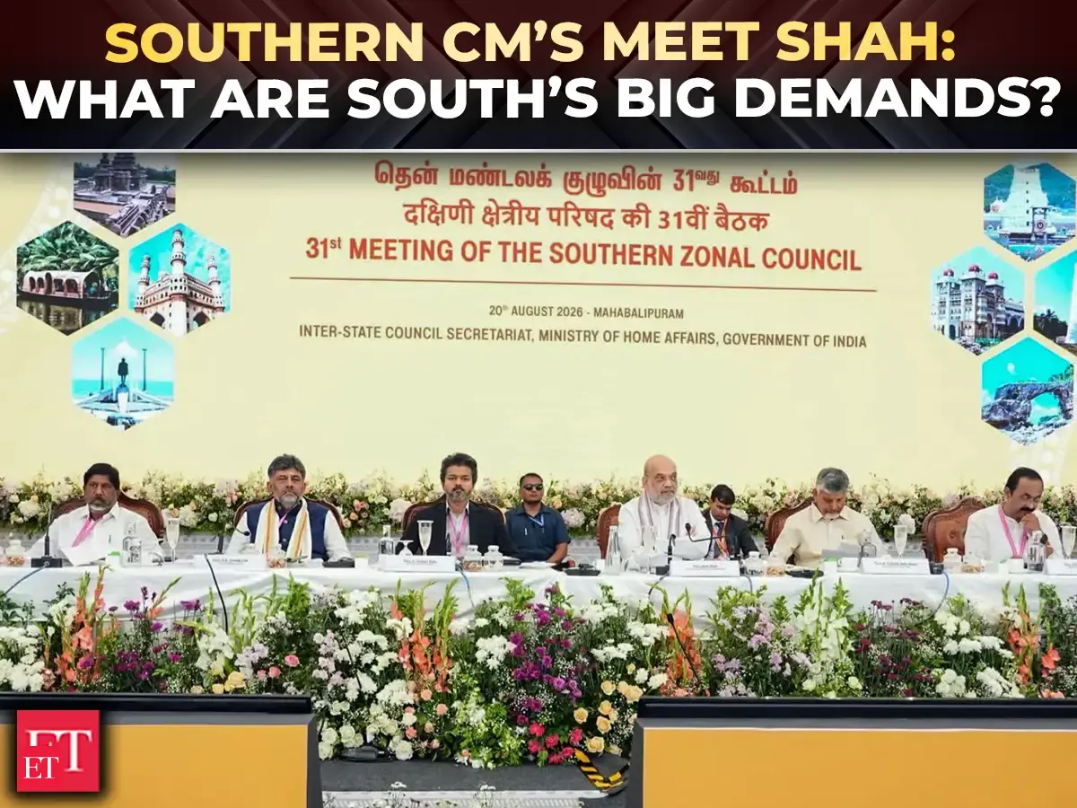 Amit Shah chairs southern CMs meet: Delimitation, water disputes dominate talks