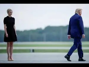 US President Trump and his Executive assistant Natalie Harp