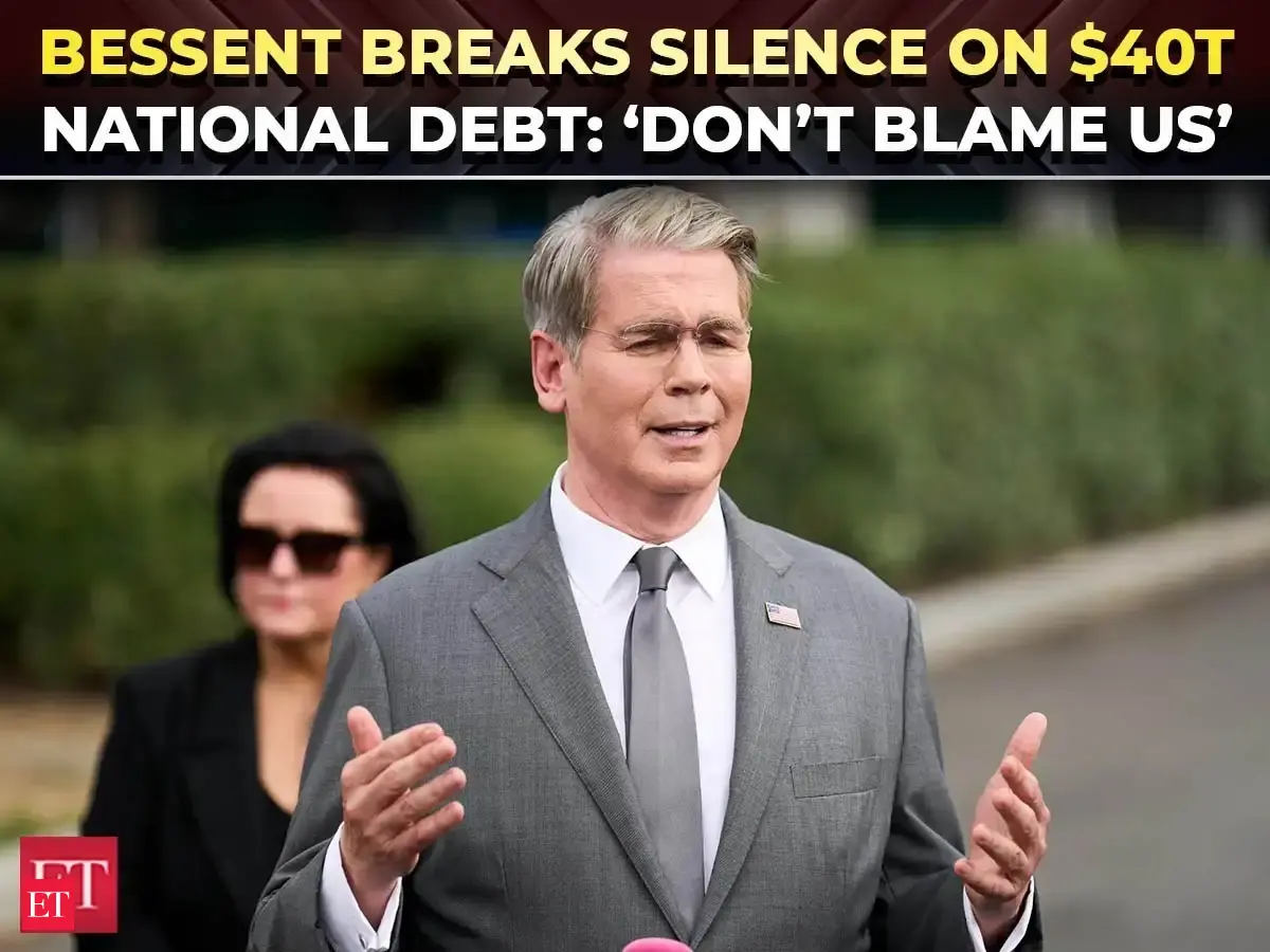 We Were Left In Mess By Dems Bessent Blames Biden Admin For 40 Trillion National Debt