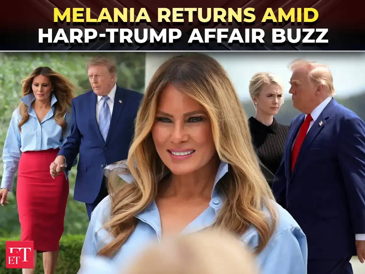 I Heard You Missed Me Melanias First Public Appearance Amid Trump Natalie Harp Affair Rumours