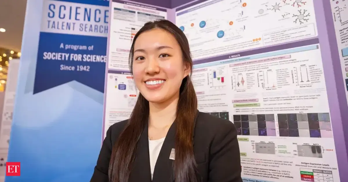17-year-old Pennsylvania student Audrey Zheng develops pancreatic cancer test that correctly detects 87% of cases and rules out disease in 87.5% of people