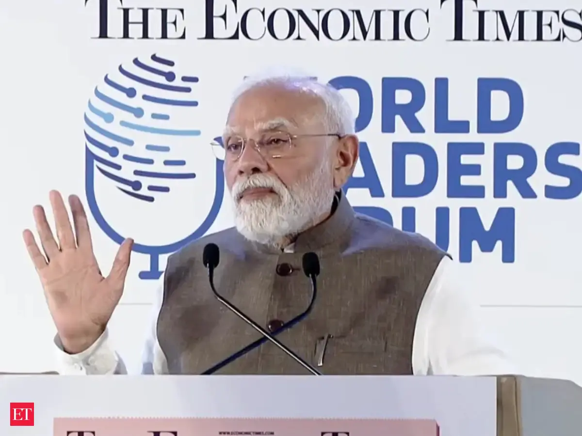 ET World Leaders Forum: PM Modi says ‘production-linked punishment’ era once held back Indian industry; pegs India as world’s fastest-growing economy