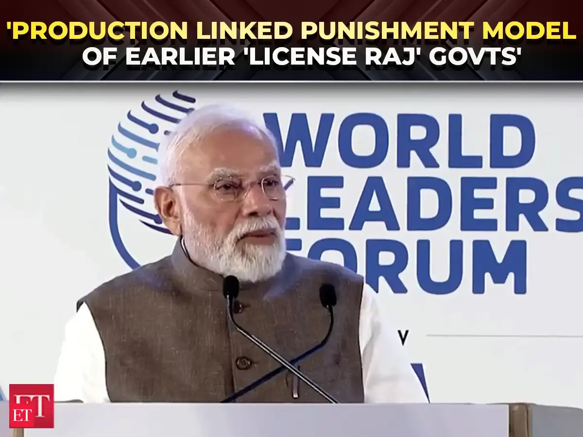 Production Linked Punishment Era Once Held Back Indian Industry Pm Modi At Et Wlf 2026