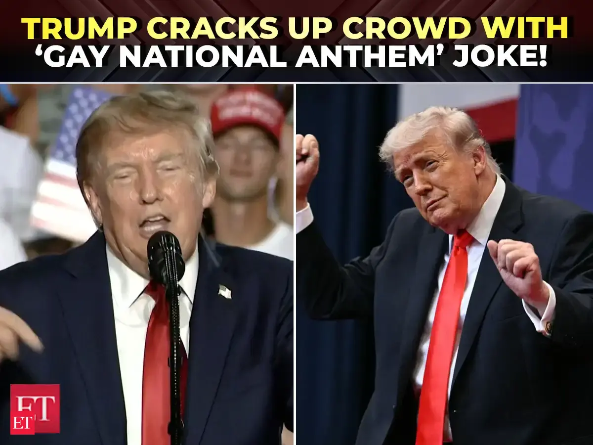 ‘Melania hates when I dance to that gay national anthem’: Trump jokes about YMCA in South Carolina