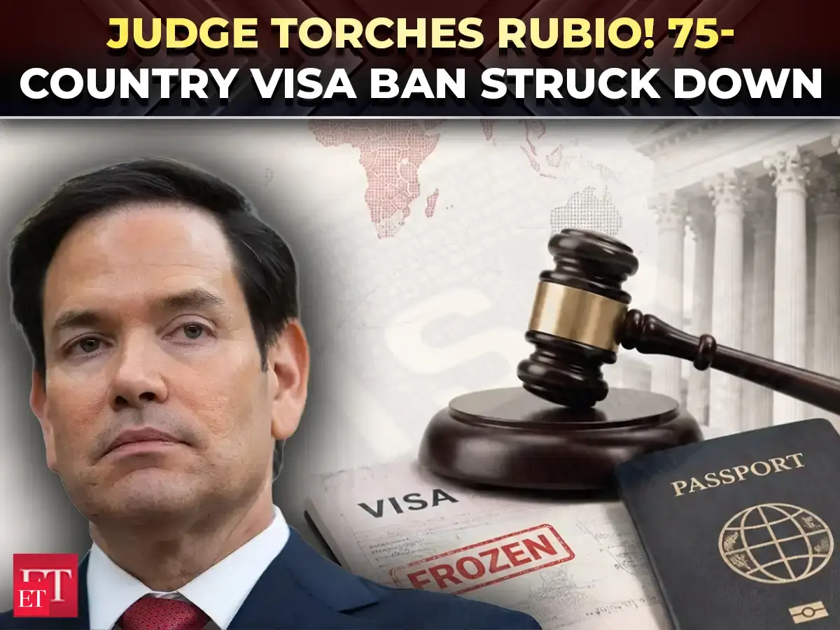 'Rubio exceeded his authority': Judge blocks Trump's 75-country visa freeze, calls it 'orwellian'