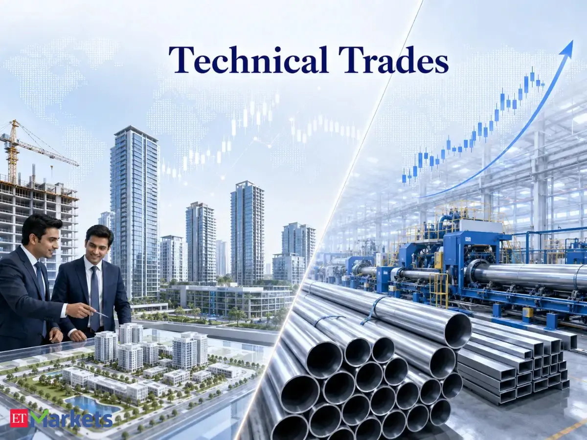 Two Trades for Today: A top realty firm for a 6.7% upmove, a mid-cap iron and steel pipe maker’s stock for a gain of 6%