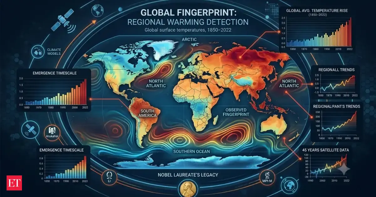 In 1850, scientists began recording the temperatures that would reveal Earth's climate trajectory. 172 years later, researchers found 45 years of satellite observations are enough to detect human warming in most regions