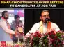 Bihar CM Samrat Choudhary distributes offer letters to candidates at Job Fair Closing Ceremony