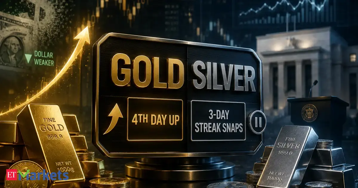 Gold prices rise Rs 8,200/10g in 4 days; silver falls Rs 1,800/kg ahead of US inflation data. Buy, sell or hold?
