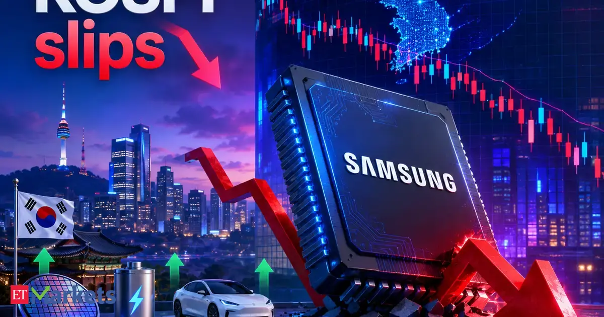 Global Market: KOSPI drops over 1% as Samsung Electronics slumps on payout concerns