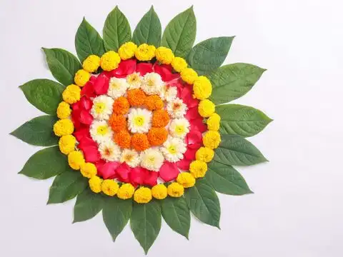 Simple Pookalam