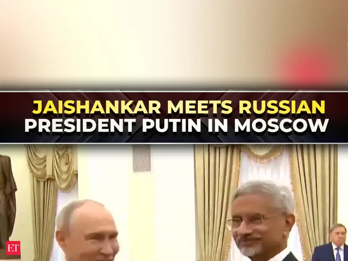 India's S. Jaishankar meets Putin in Moscow