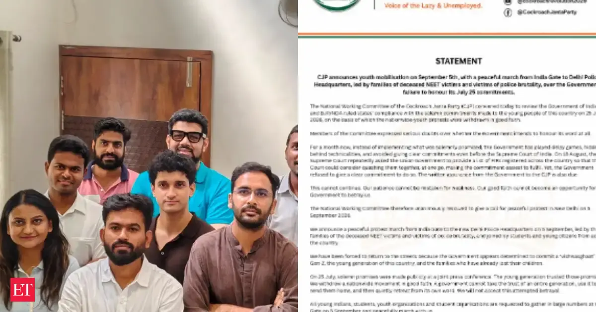 CJP announces peaceful protest march on September 5 over unfulfilled July 25 commitments
