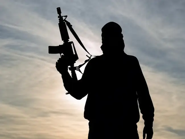 terrorist silhoutte generic use ai